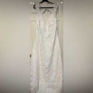 Off white bridal gown size 24.